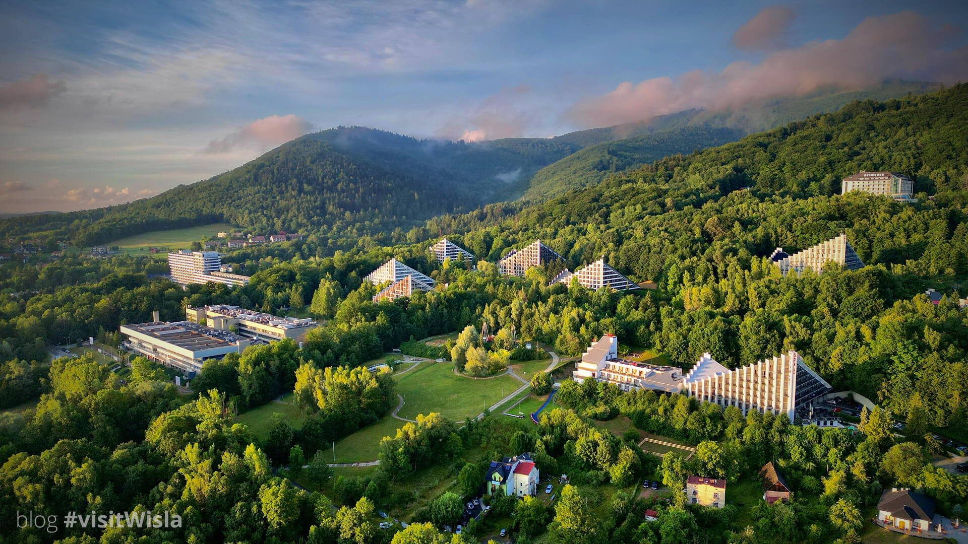 Ustroń z lotu ptaka